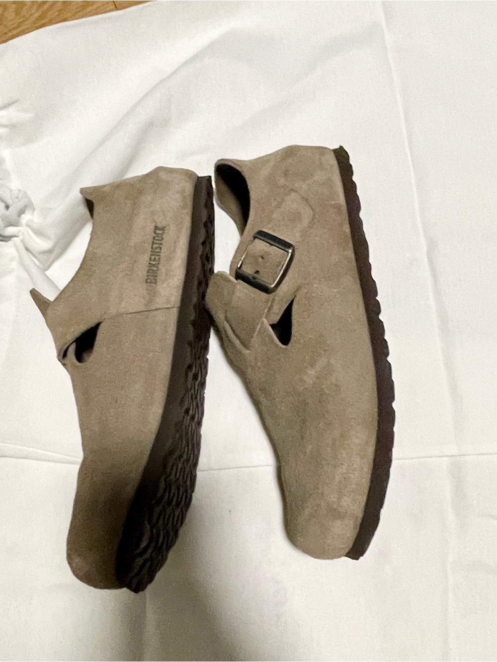 Birkenstock London Taupe Suede - Picture 3 of 5